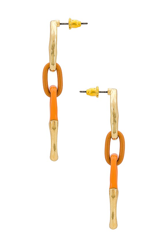 view 2 of 2 Linked Up Earrings in Gold