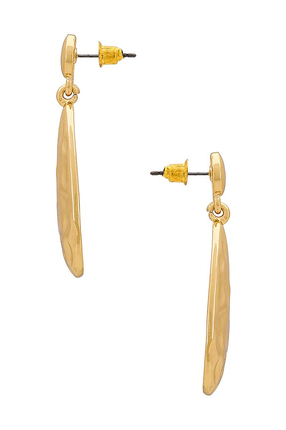 view 2 of 2 Teardrop Earrings in Gold