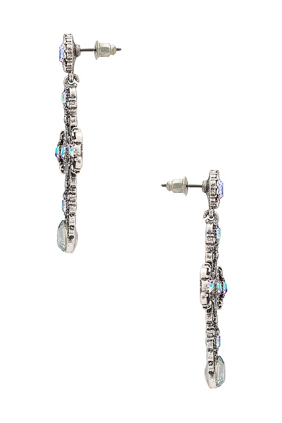 view 2 of 2 Cross Earrings in Silver