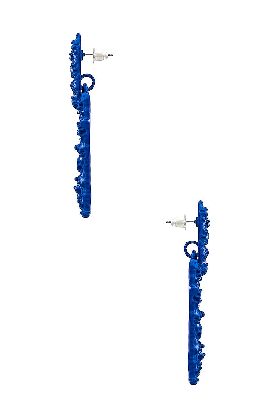 view 2 of 2 Deep Sea Earrings in Cobalt