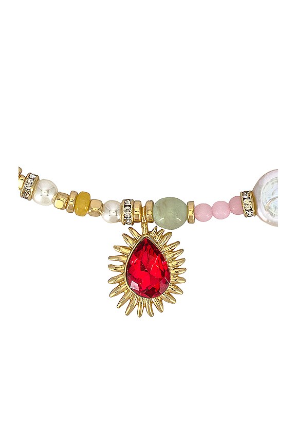 view 2 of 2 Pirates Life Necklace in Gold Multi