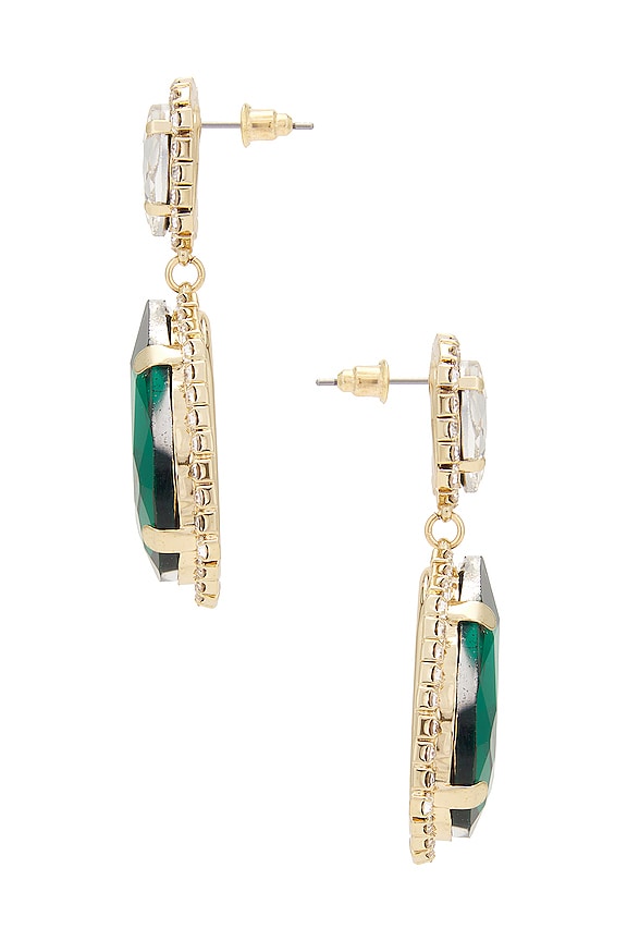 view 2 of 2 TEARDROP イヤリング in Emerald