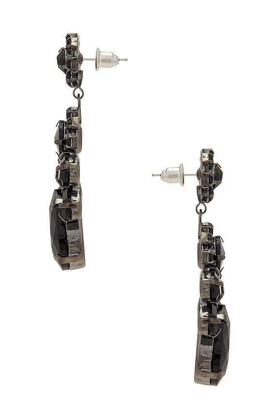 view 2 of 2 BOUCLES D'OREILLES QUEEN BEE in Black