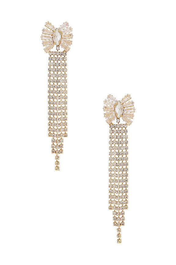 view 1 of 2 BOUCLES D'OREILLES FIRE FLY in Gold