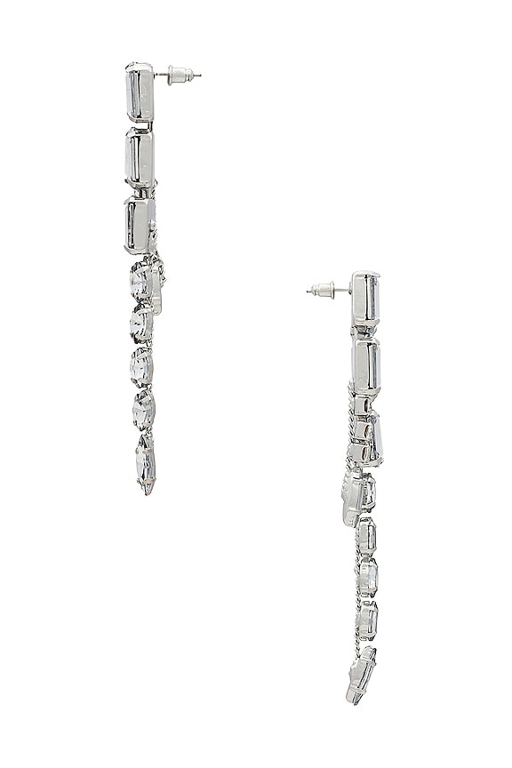 view 2 of 2 BOUCLES D'OREILLES ICE QUEEN in Silver