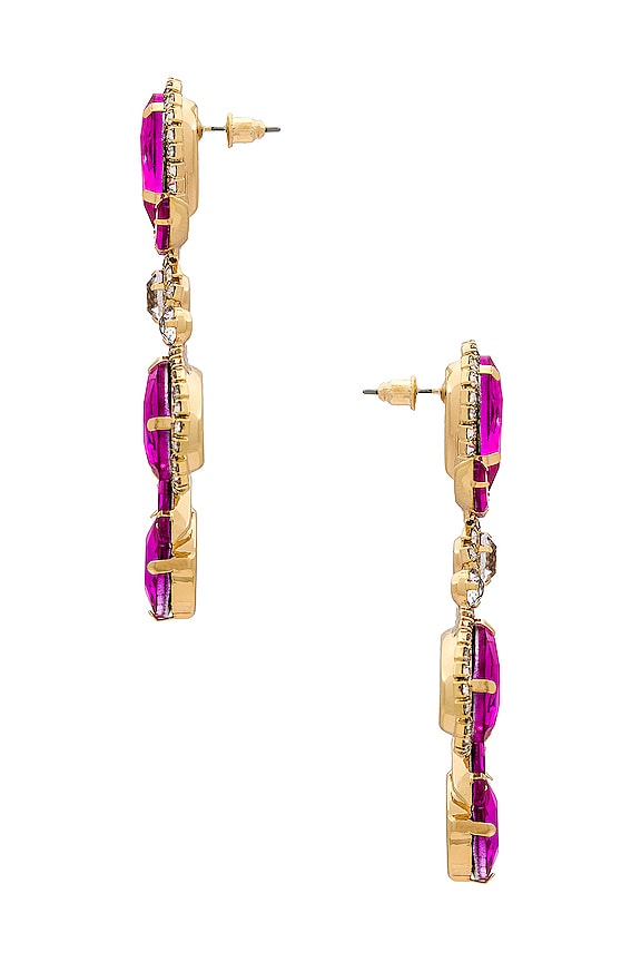 view 2 of 2 PENDIENTES DARCY in Pink
