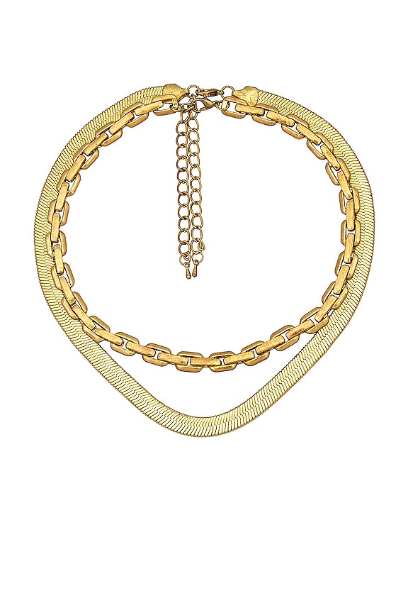 view 1 of 2 Stay Stacked Necklace in Gold