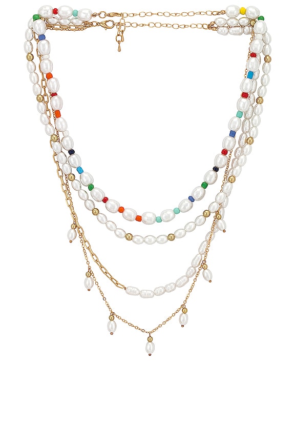 view 1 of 2 Confetti Necklace in Gold