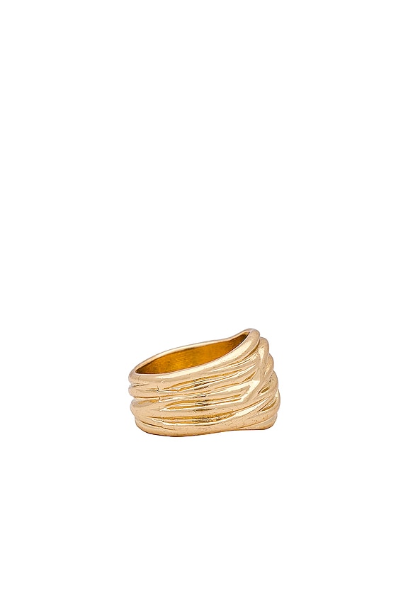 view 2 of 3 Liquid Ring in Gold