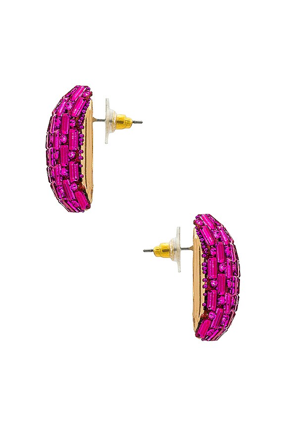 view 2 of 2 PENDIENTE TACHUELA in Pink