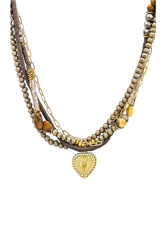 view 2 of 2 COLLIER À PLUSIEURS RANGS TREASURE in Multi