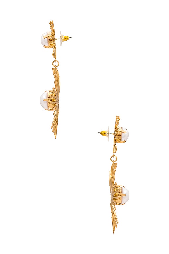 view 2 of 2 BOUCLES D'OREILLES PERLE in Gold