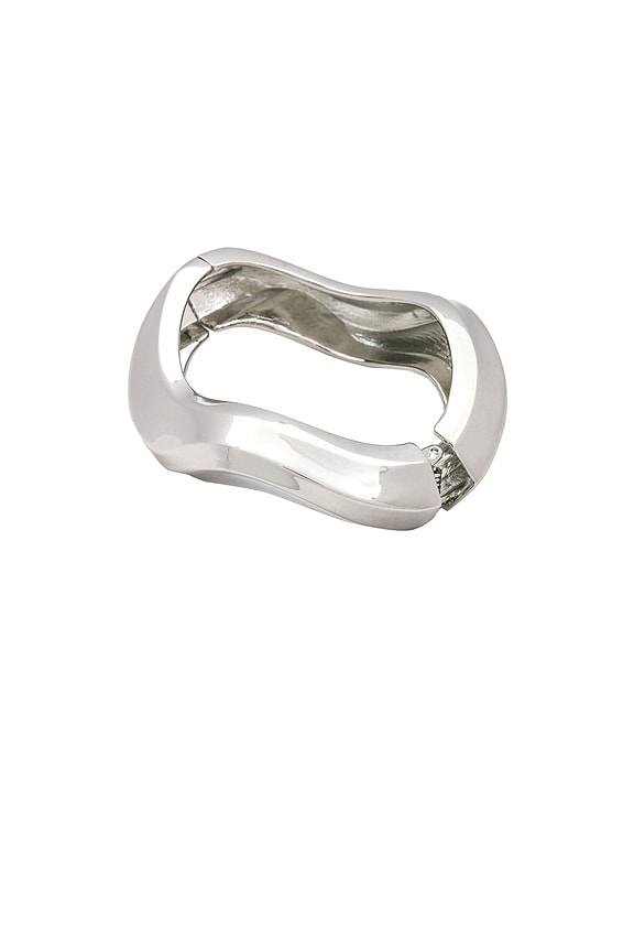 view 2 of 2 BRAZALETE ONDULADO in Silver