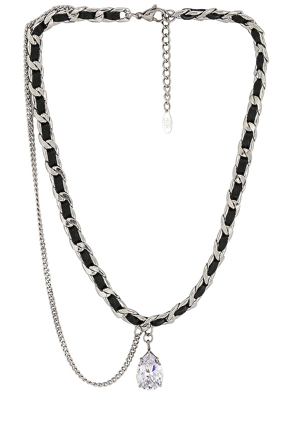 view 1 of 2 ダブルチェーンペンダントネックレス in Silver