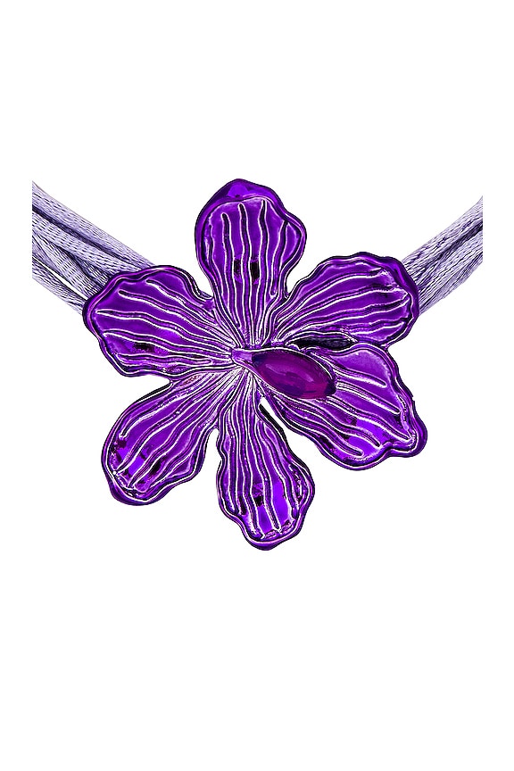 view 2 of 2 Groove Choker in Purple