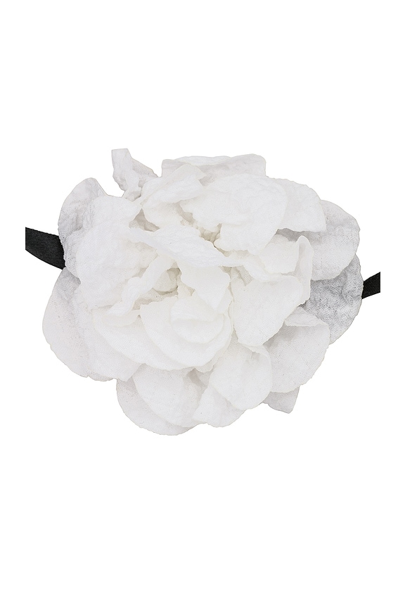 view 2 of 2 BLOOM 초커 in White