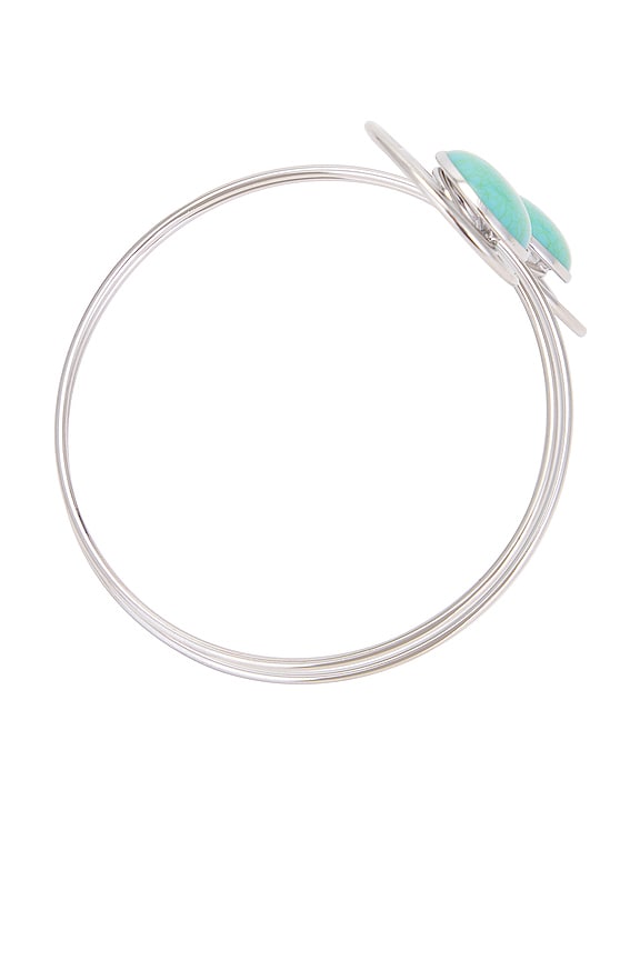 view 2 of 4 Coastal Arm Cuff in Turquoise