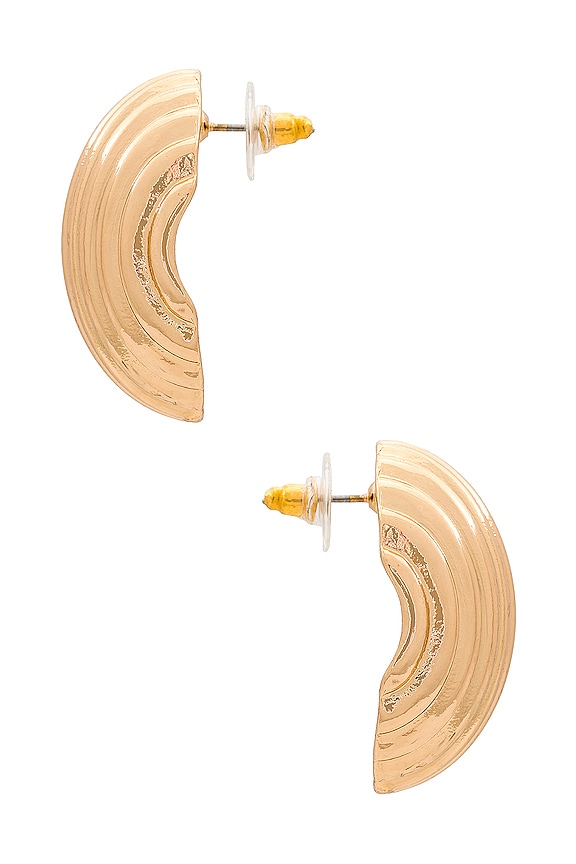 view 2 of 2 BOUCLES D'OREILLES TREAT in Gold