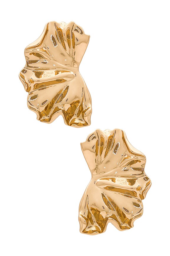 view 1 of 2 Petal Earrings in Gold