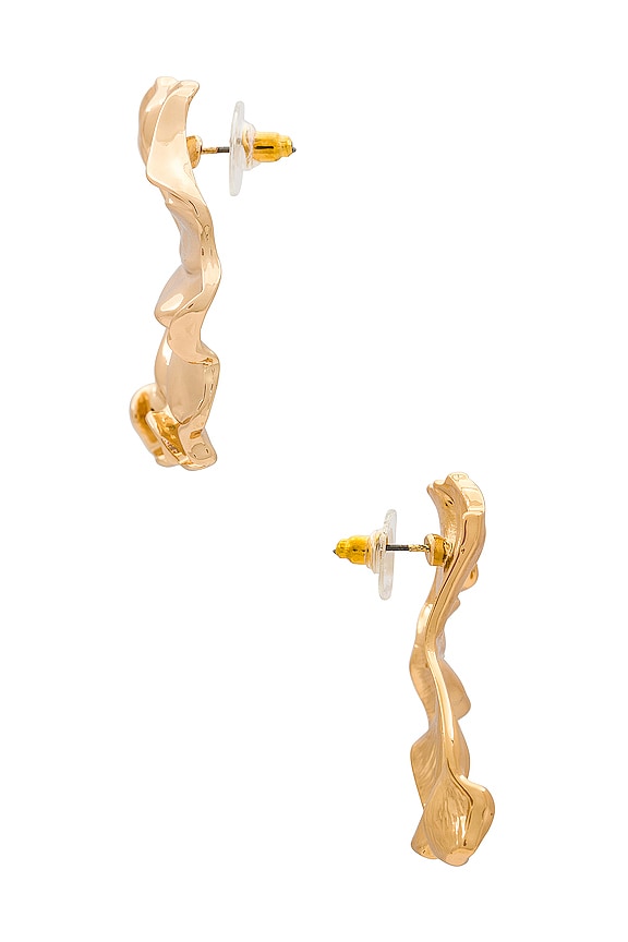 view 2 of 2 Petal Earrings in Gold