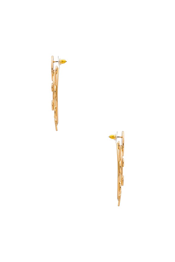 view 2 of 2 Artist Earrings in Gold