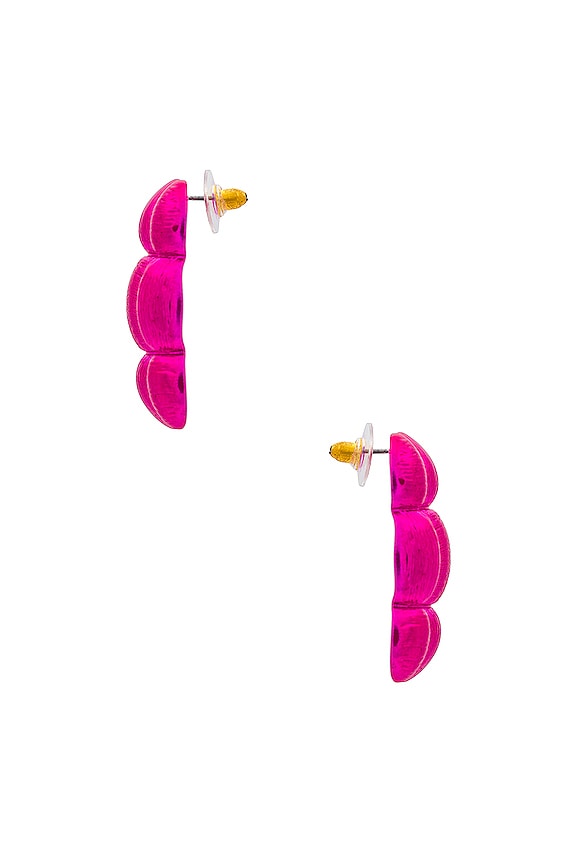 view 2 of 2 80's Earrings in Pink