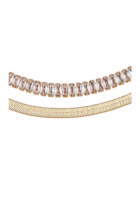 view 2 of 2 Delicate Layers Necklace in Gold