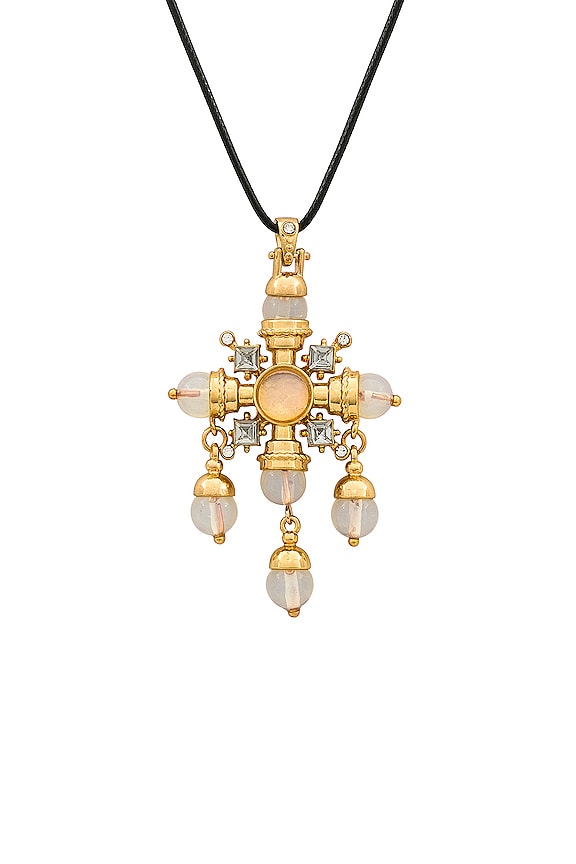 view 2 of 2 TRIPLE DRIP 목걸이 in Gold