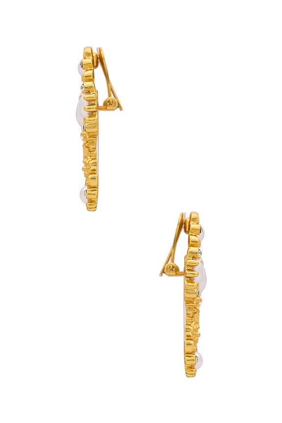 view 2 of 2 Cross Earring in Gold