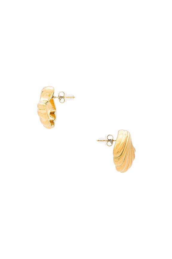 view 2 of 2 СЕРЬГИ in Gold