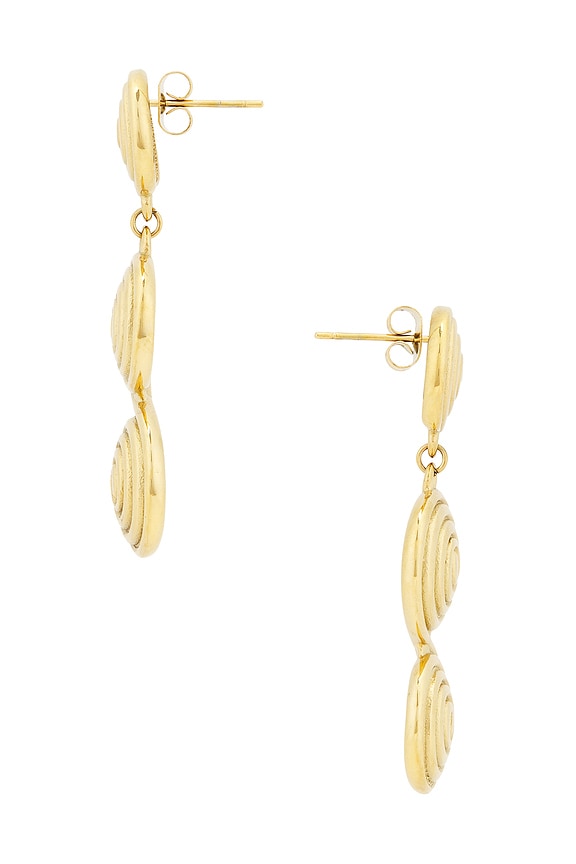 view 2 of 2 SWIRL イヤリング in Gold