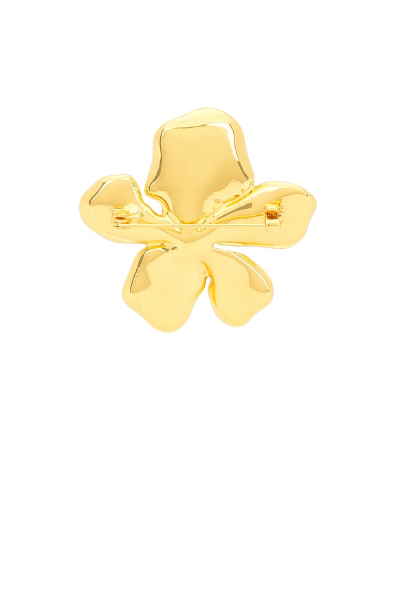 view 2 of 3 BROCHE FLOWER in Gold