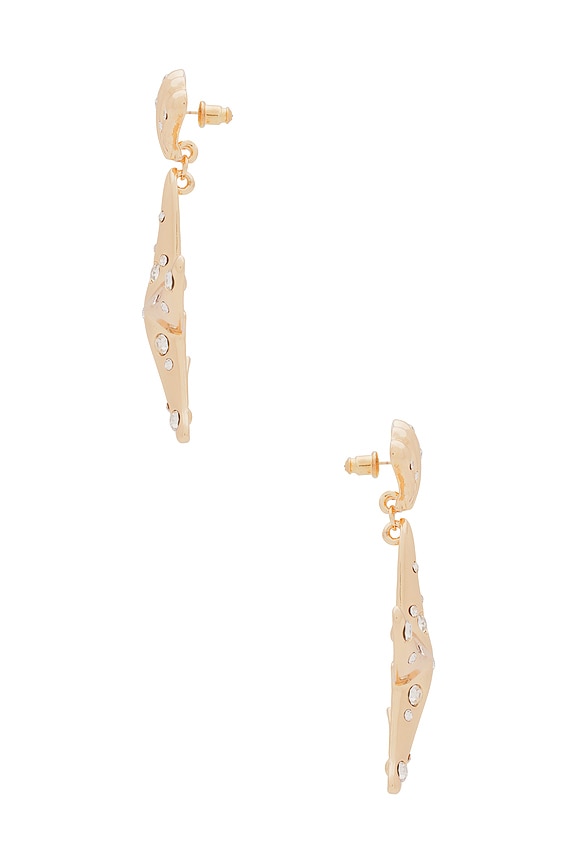 view 2 of 2 Starfish Earrings in Gold