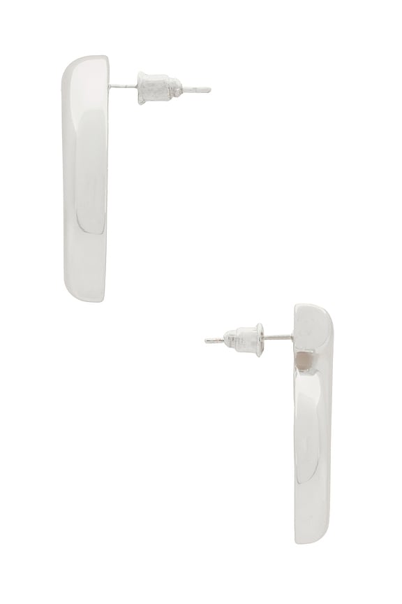 view 2 of 2 BOUCLES D'OREILLES SHELL in Silver