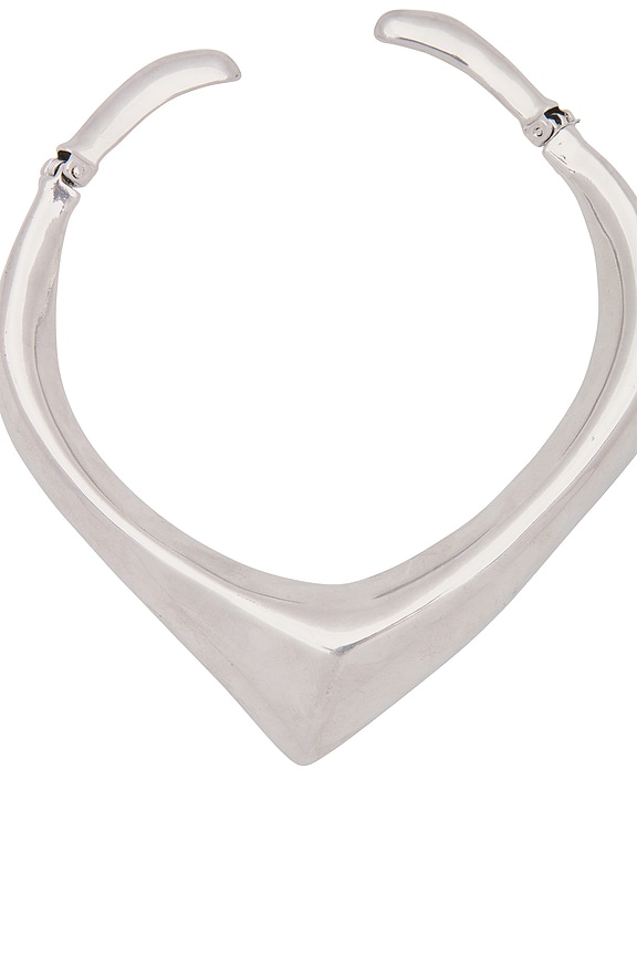view 2 of 2 Chunky Choker in Silver