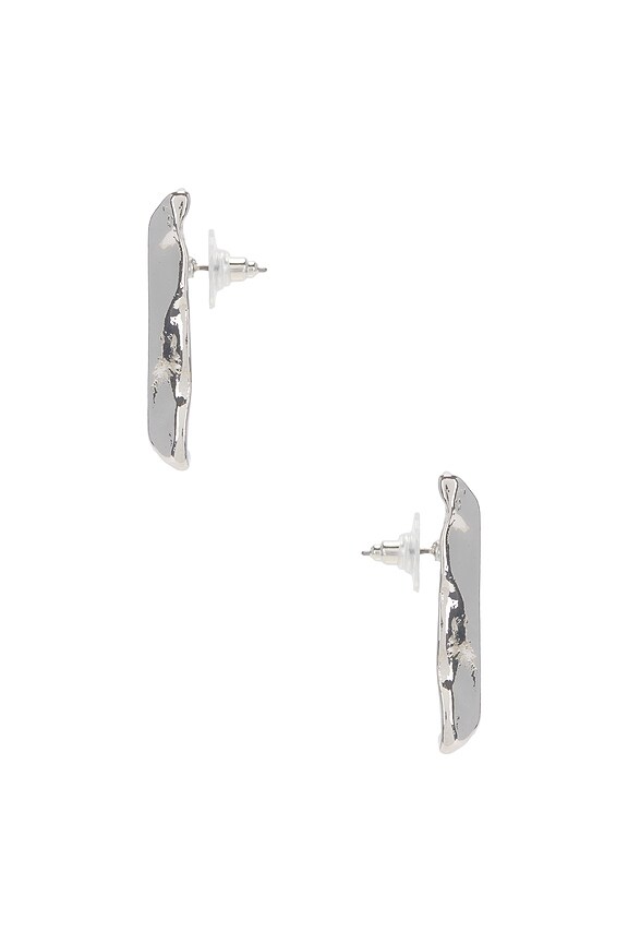 view 2 of 2 Frame Stud Earring in Silver