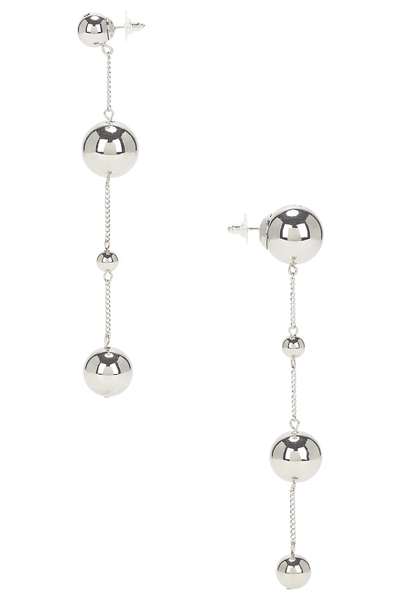 view 2 of 2 Ball Drop Earring in Silver