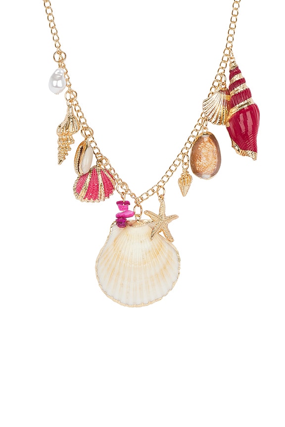 view 2 of 2 Shell Charm Necklace in Multi