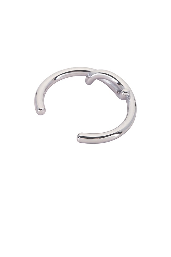 view 2 of 2 Twist Cuff in Silver