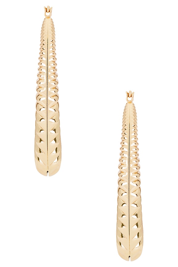 view 2 of 3 Collins Hoop Earrings in Gold