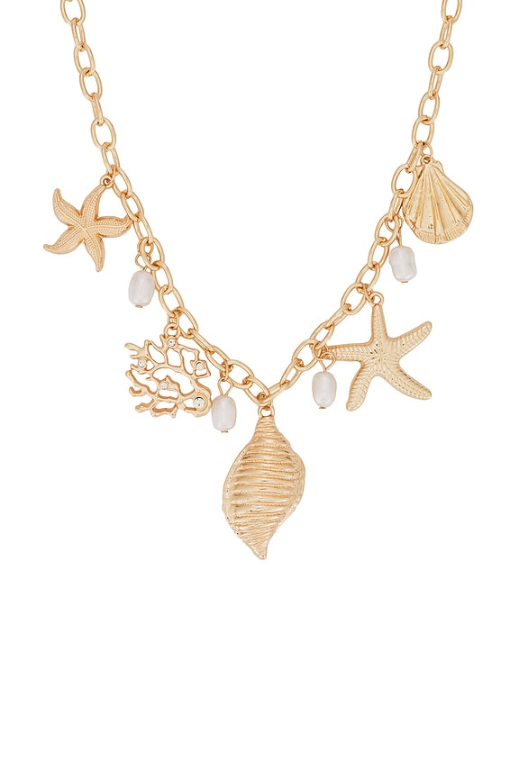 view 2 of 2 Breezy Charm Necklace in Gold