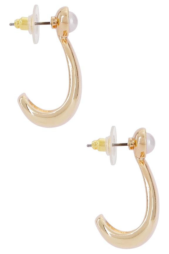 view 2 of 3 Campbell Drop Earrings in Gold