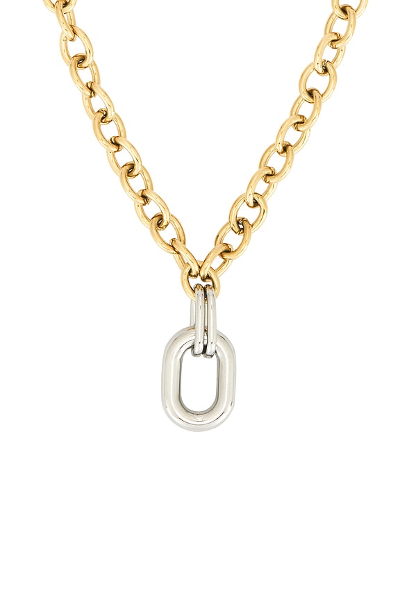 view 2 of 2 Palmer Pendant Chain Necklace in Silver & Gold