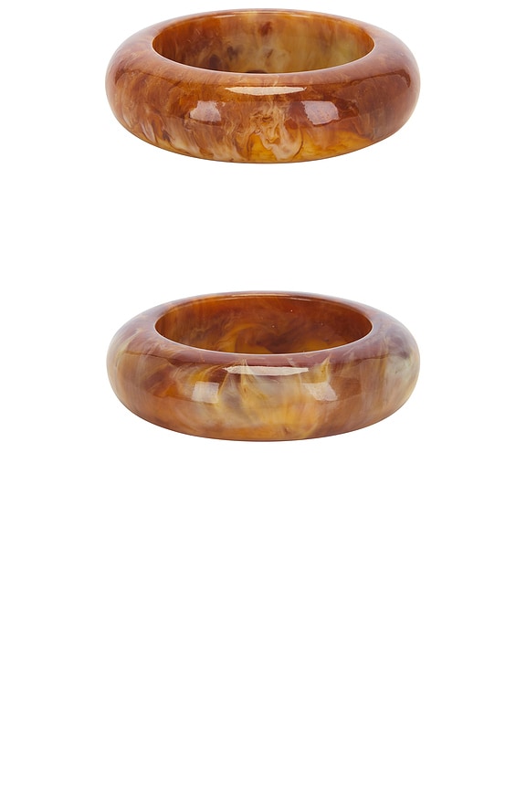 view 2 of 3 CONJUNTO DE BRAZALETE in Brown