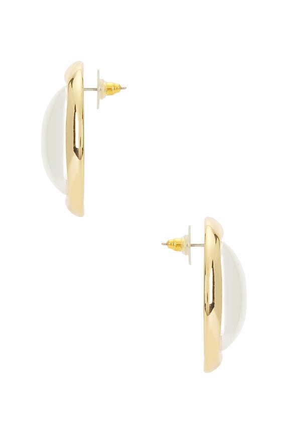 view 2 of 2 СЕРЬГИ-ГВОЗДИКИ in Gold