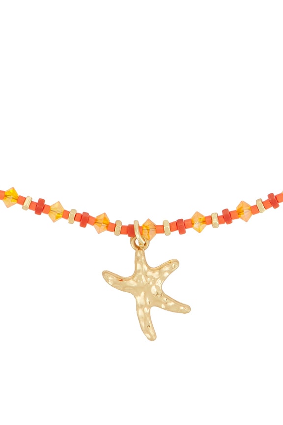 view 2 of 3 Mini Keys Choker in Orange