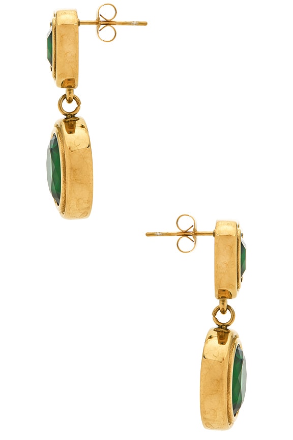 view 2 of 2 BOUCLES D'OREILLES PENDANTES ACE in Green