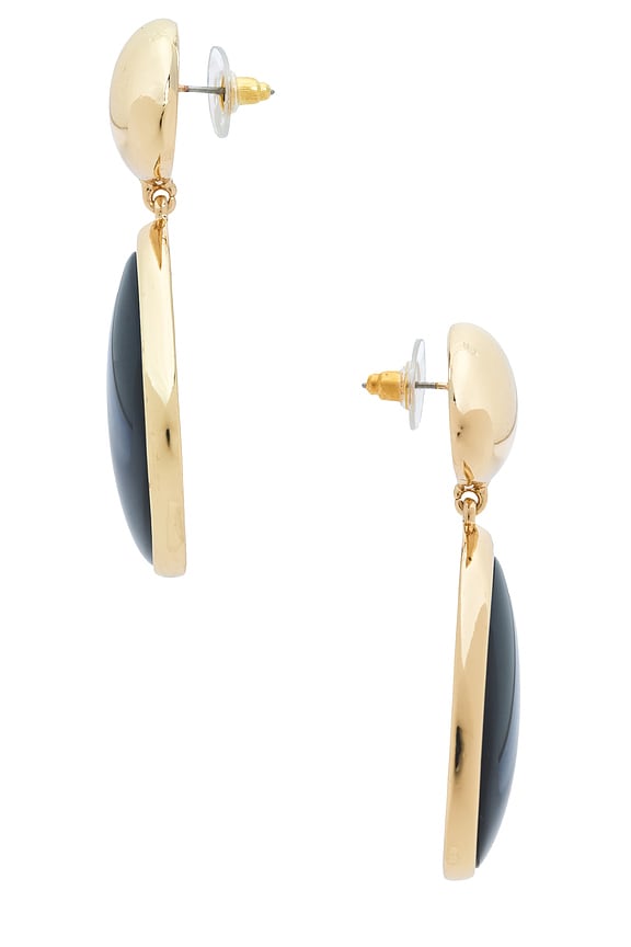 view 2 of 2 Bulou Drop Earrings in Gold Black