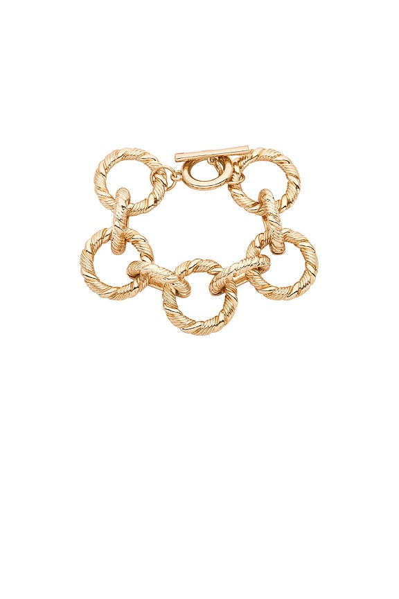 view 2 of 3 Positano Cuff Bracelet in Gold