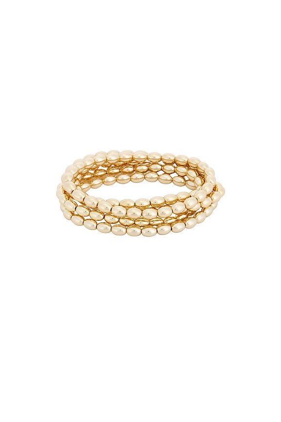 view 1 of 2 Sorrento Stack Bracelet in Gold